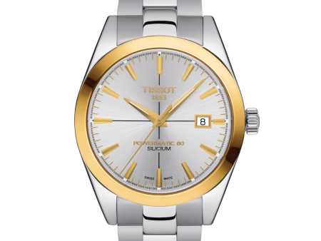 Tissot Gentleman Powermatic 80 Silicium Solid 18K Gold Bezel T927.407.41.031.01 Online now