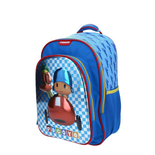 Mochila Mediano Azul Chenson Pocoyo Kinder POCOPE para niño For Cheap