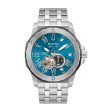 Bulova Marine Star Marc Anthony Collection Watch with 38MM Blue Dial and Stainless Steel Bracelet. 98D184 For Discount