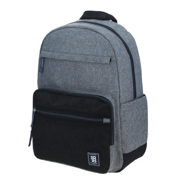 Mochila Grande Gris 1818 Universidad Nerfresa Unisex Porta Laptop De Hasta 15 . Cheap