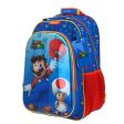 Mochila Grande Mario Bros Azul Para Niño Chenson Aury For Discount