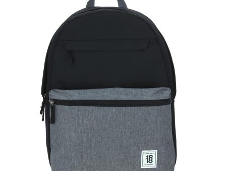 Mochila Gris Con Negro 1818 Colors Sale