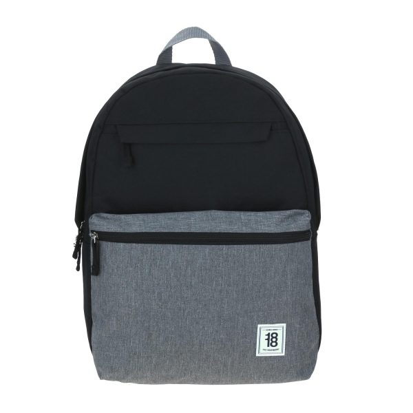 Mochila Gris Con Negro 1818 Colors Sale