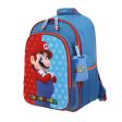 Mochila Grande Para Niño Chenson Mario Bros Azul Dulp For Cheap