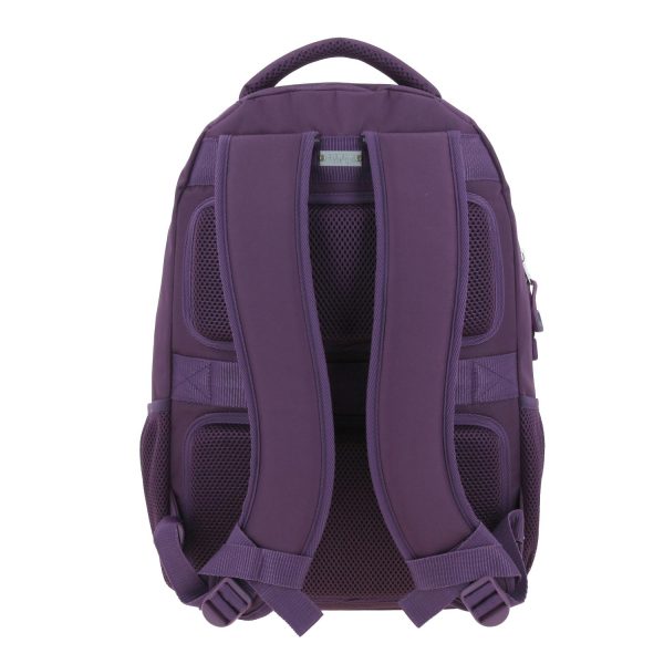 Mochila Grande Chenson Pro Para Mujer Kazio Morado Con Porta Laptop De Hasta 15 . Fashion