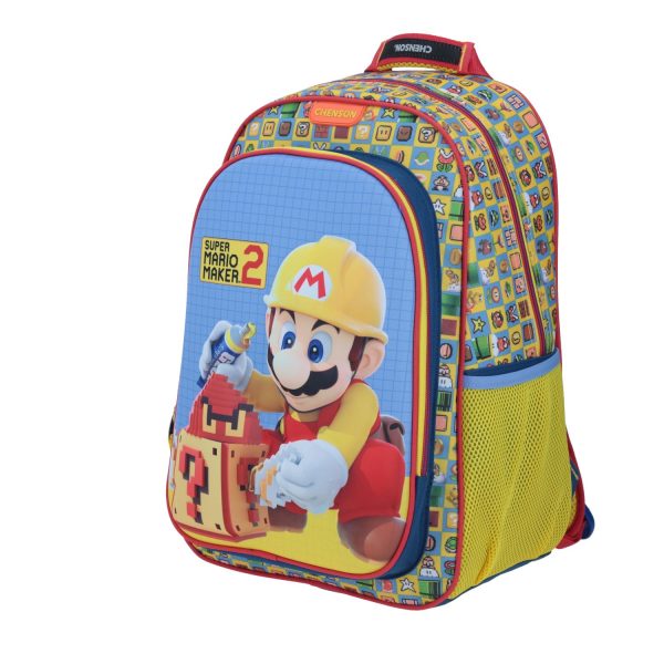 Mochila grande Amarillo MARIO BROS For Discount