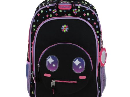 Mochila Grande Negra Para Niña Happy Girl By Chenson Vom Online now