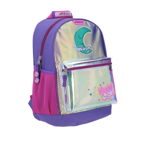 Mochila Grande The Moon Happy girl Iridiscente Cheap