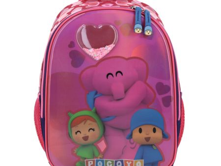 Mochila Mediana Rosa Para Niña Pocoyo Chenson Elina For Discount