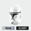 Clone 1 - Shiny and Weathered Helmet For Sale