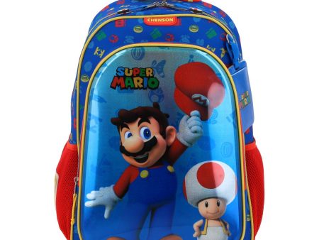 Mochila Grande Mario Bros Azul Para Niño Chenson Aury For Discount