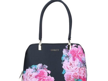 Tote floral negro Supply