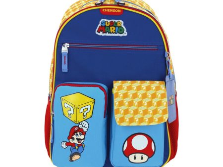 Mochila Mario Bros Azul Para Niño Chenson Ethian For Sale