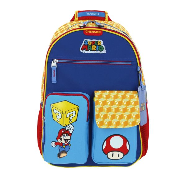 Mochila Mario Bros Azul Para Niño Chenson Ethian For Sale