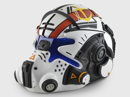 Titanfall Jack Cooper s Helmet with LED - White Edition | Exclusive White LED Gaming Helmet for Collectors Online Sale