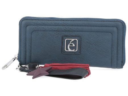 Cartera Azul Online Hot Sale